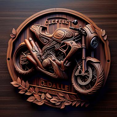 3D модель Ducati Scrambler Cafe Racer (STL)